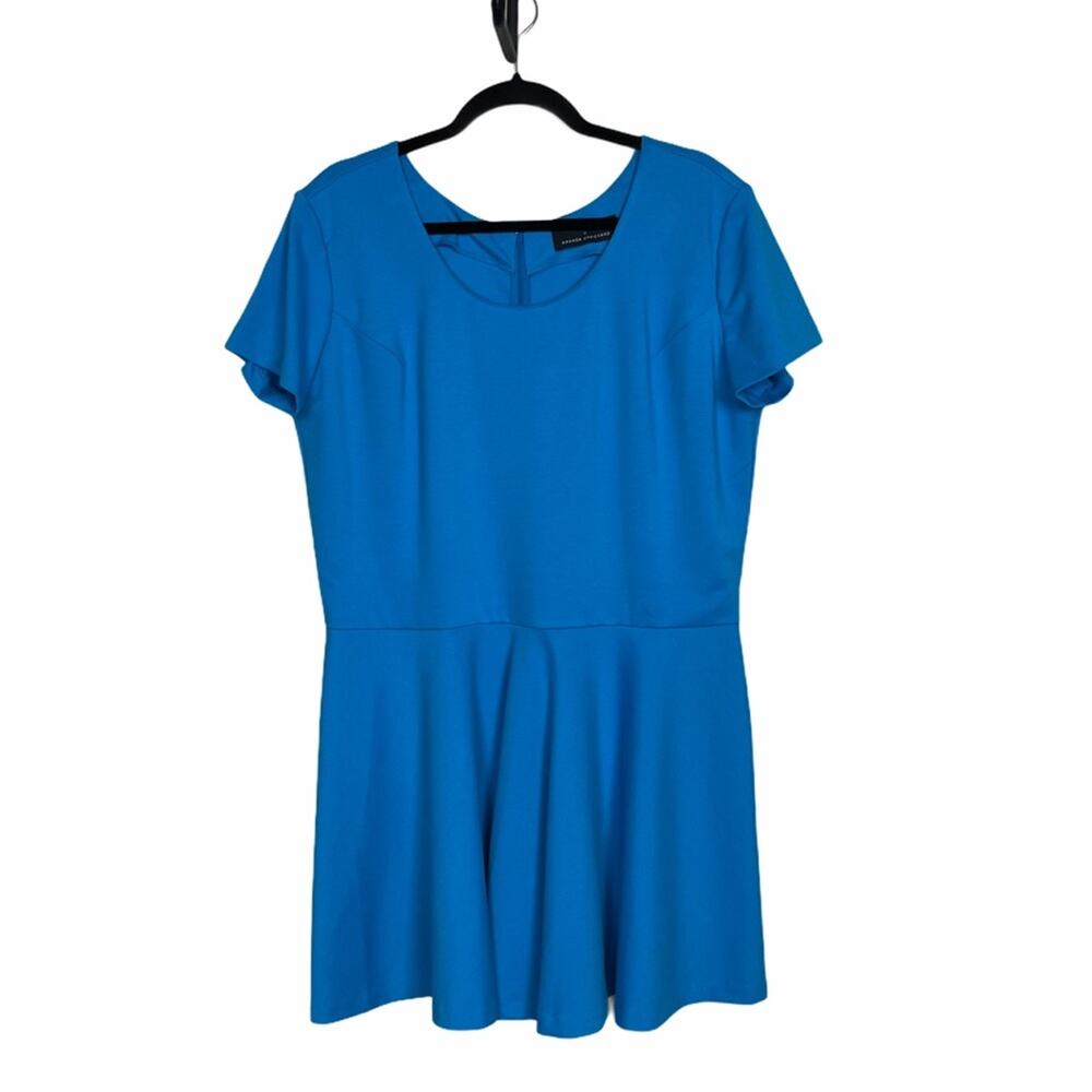 gb X Amanda Uprichard Fit & Flare Dress Blue 2X